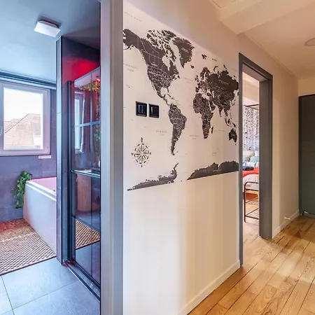 Voyage Autour Du Monde - Sauna & - Gare 2 Minutes - 4 * Drusenheim