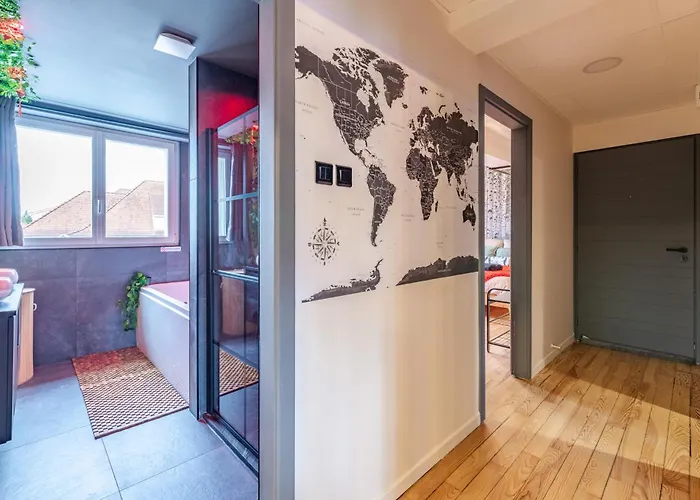 Voyage Autour Du Monde - Sauna & - Gare 2 Minutes - 4 * Drusenheim
